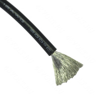 Силиконовый провод 12 awg черный